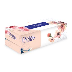 PETAL Facial Tissue 100 sheetsX2 ply Non-Perfumed