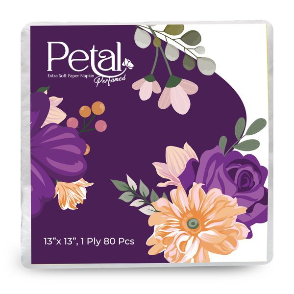 PETAL Paper Napkin 80 sheetsX1 ply Perfumed